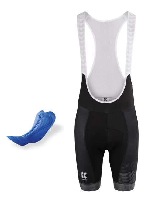 Bib shorts ELITE 49 | Lycra POWER | MEN BlackBear